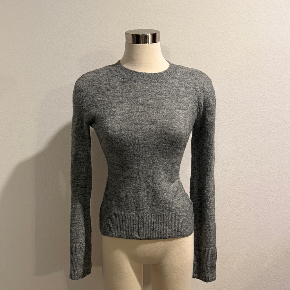 Gray Women's Knit Top